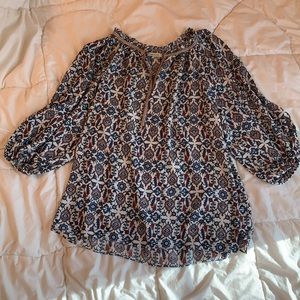 Max Studio Pattern Blouse